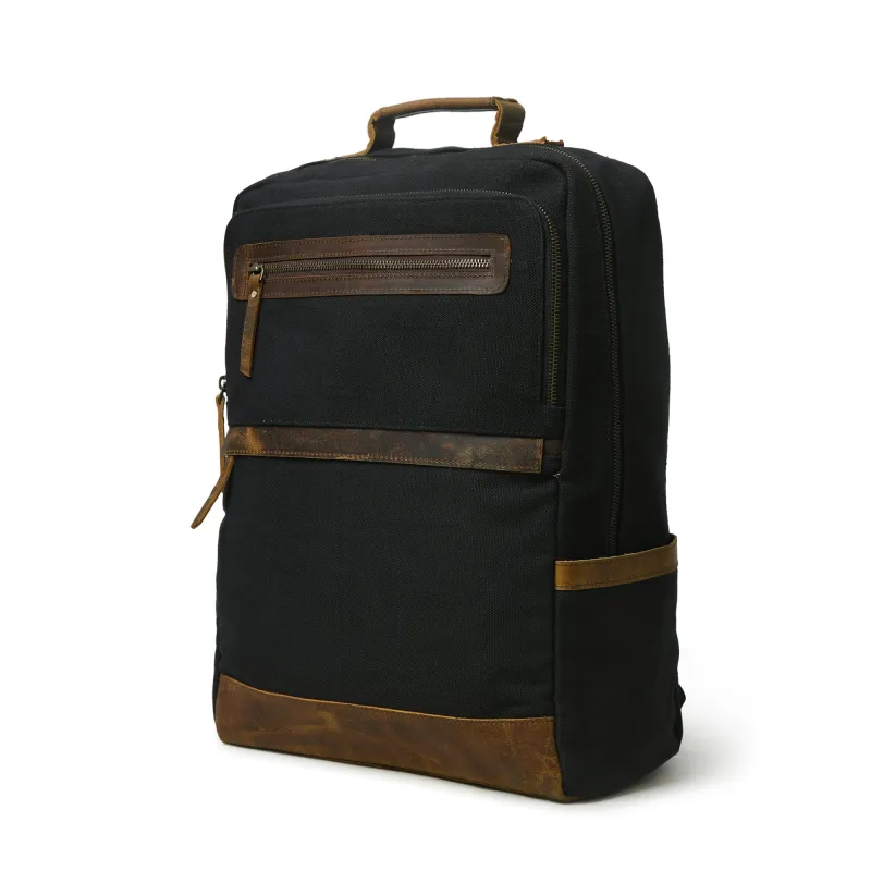 The Foster Canvas Backpack sold by Classy Leather Bags