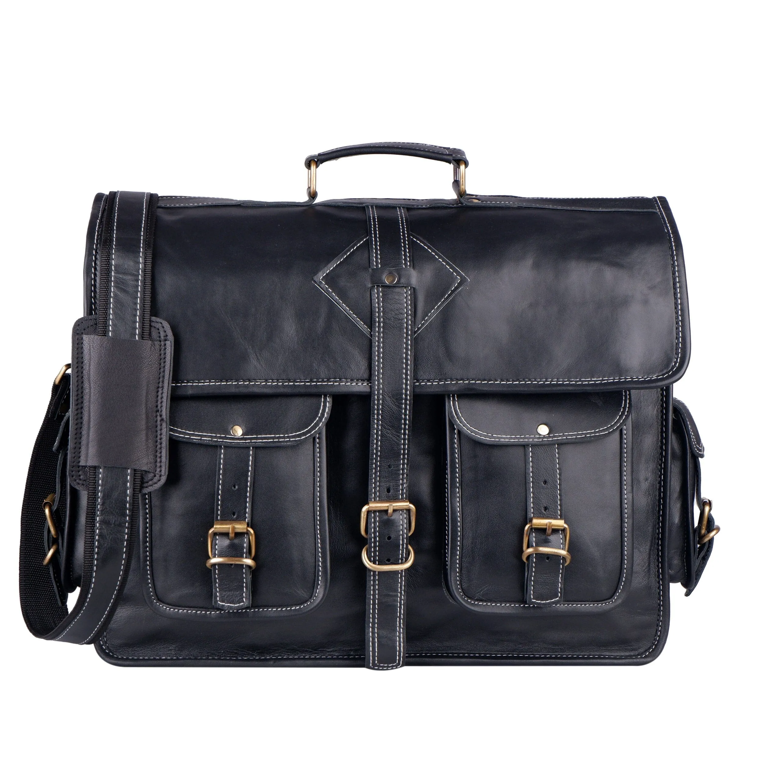 The Retro Black sold by Classy Leather Bags product image thumbnail 2