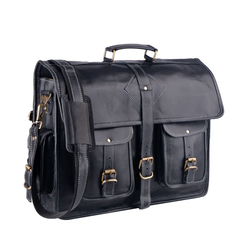 The Retro Black sold by Classy Leather Bags