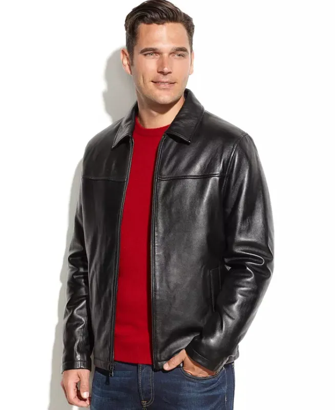 The Wolfman Leather Bomber Jacket sold by Classy Leather Bags