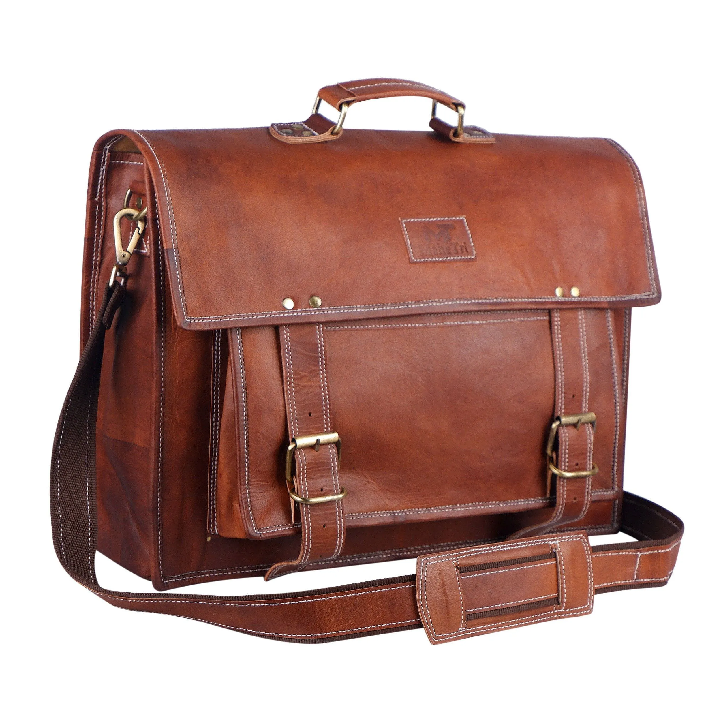 MaheTri Big Pocket sold by Classy Leather Bags