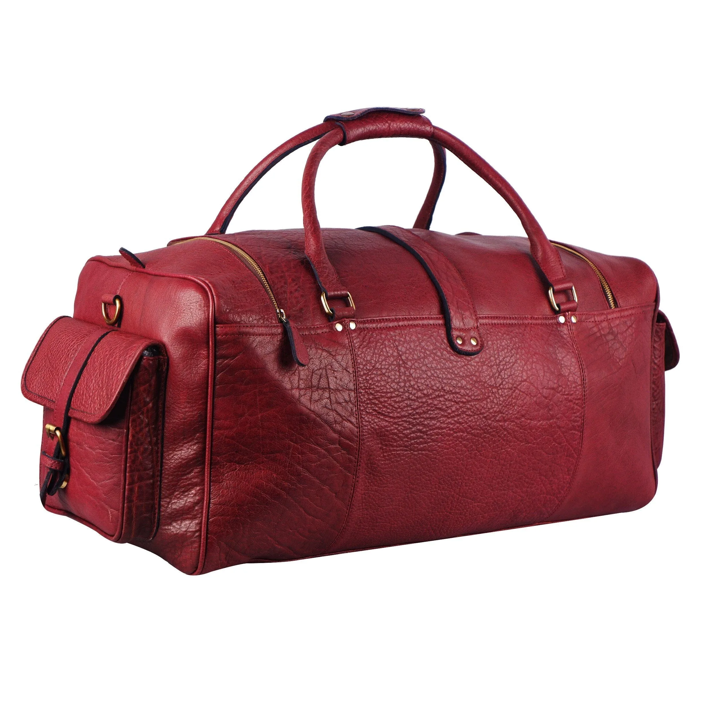 Scarlet Big Duffel sold by Classy Leather Bags product image thumbnail 5