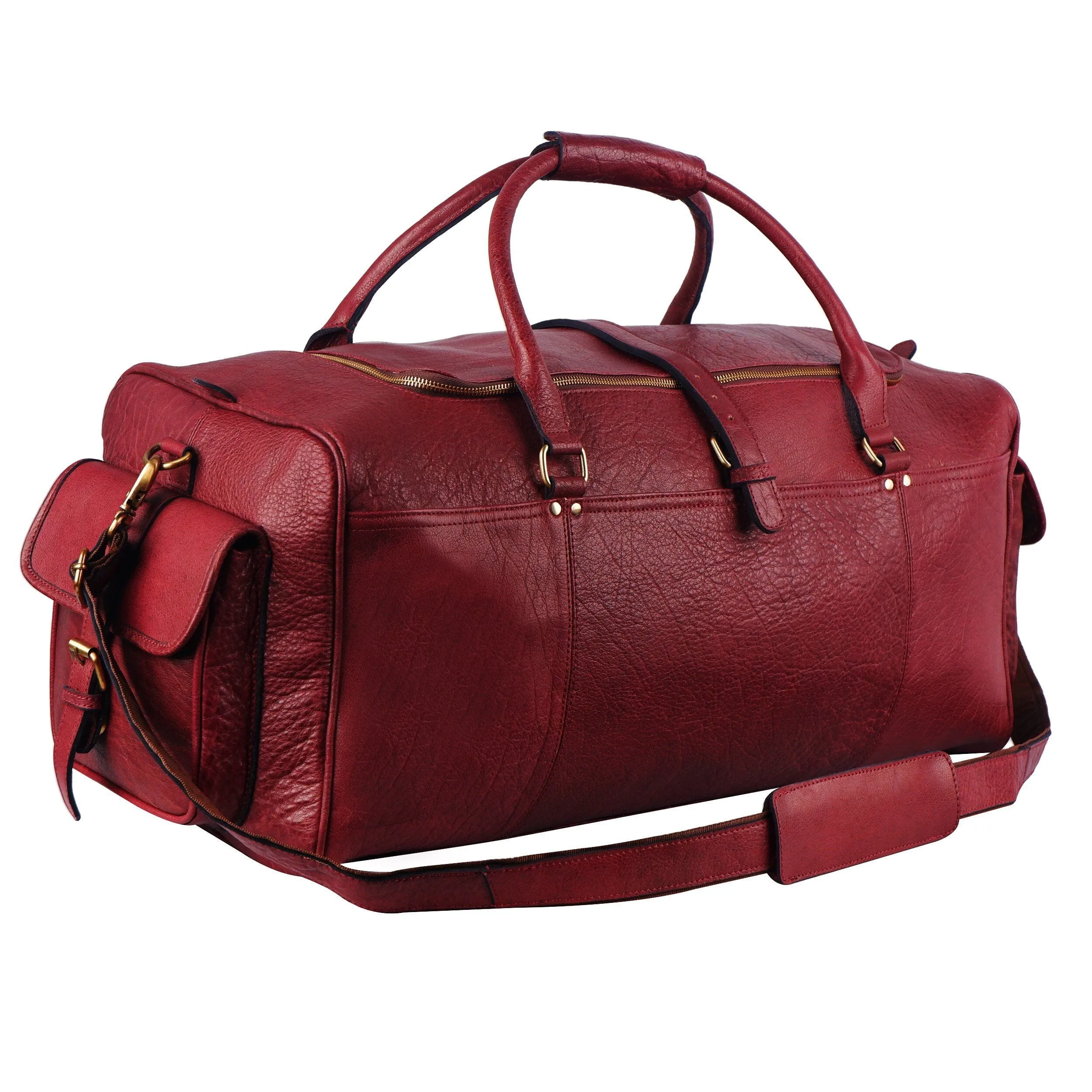 Scarlet Big Duffel sold by Classy Leather Bags