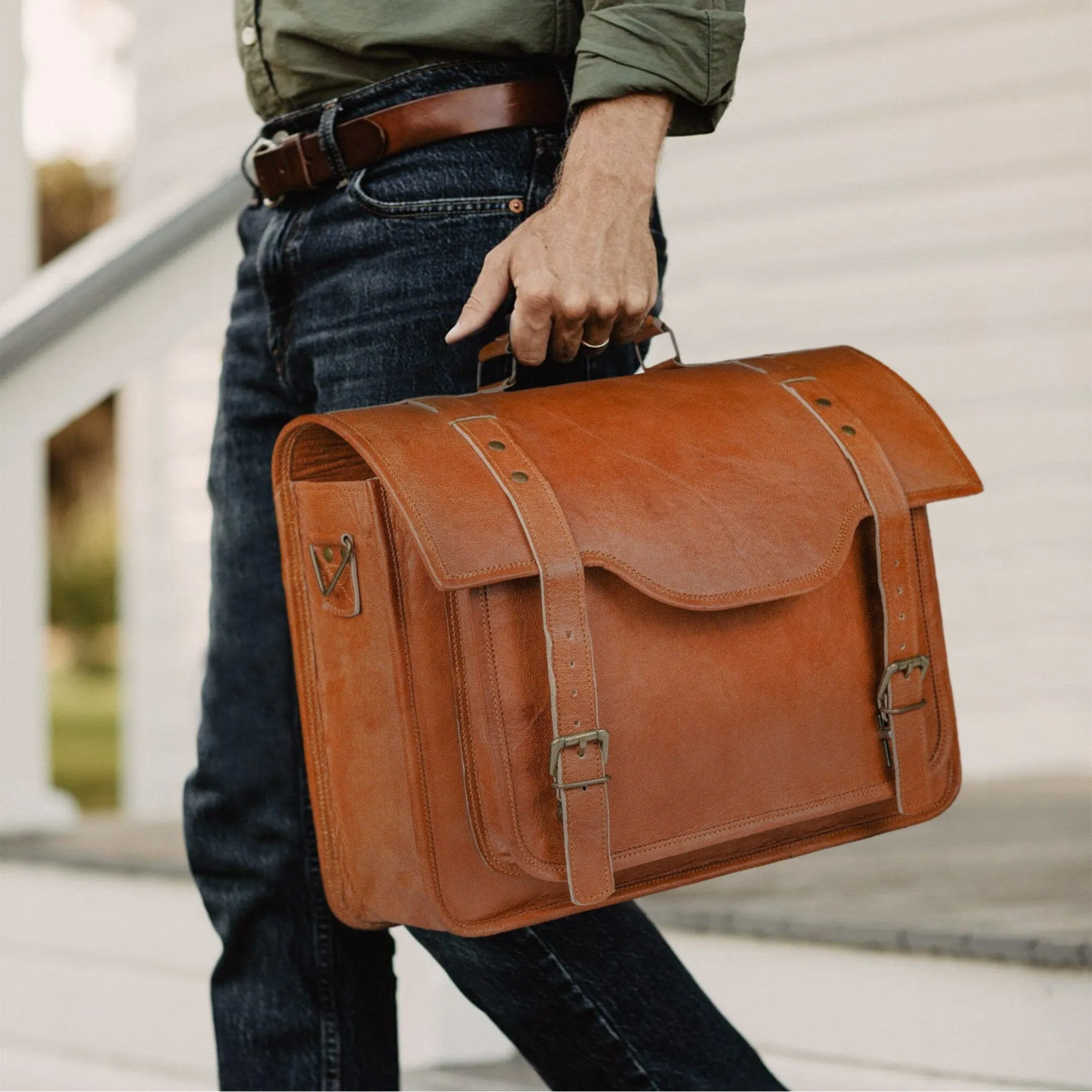 The Classic Gentleman sold by Classy Leather Bags product image thumbnail 2