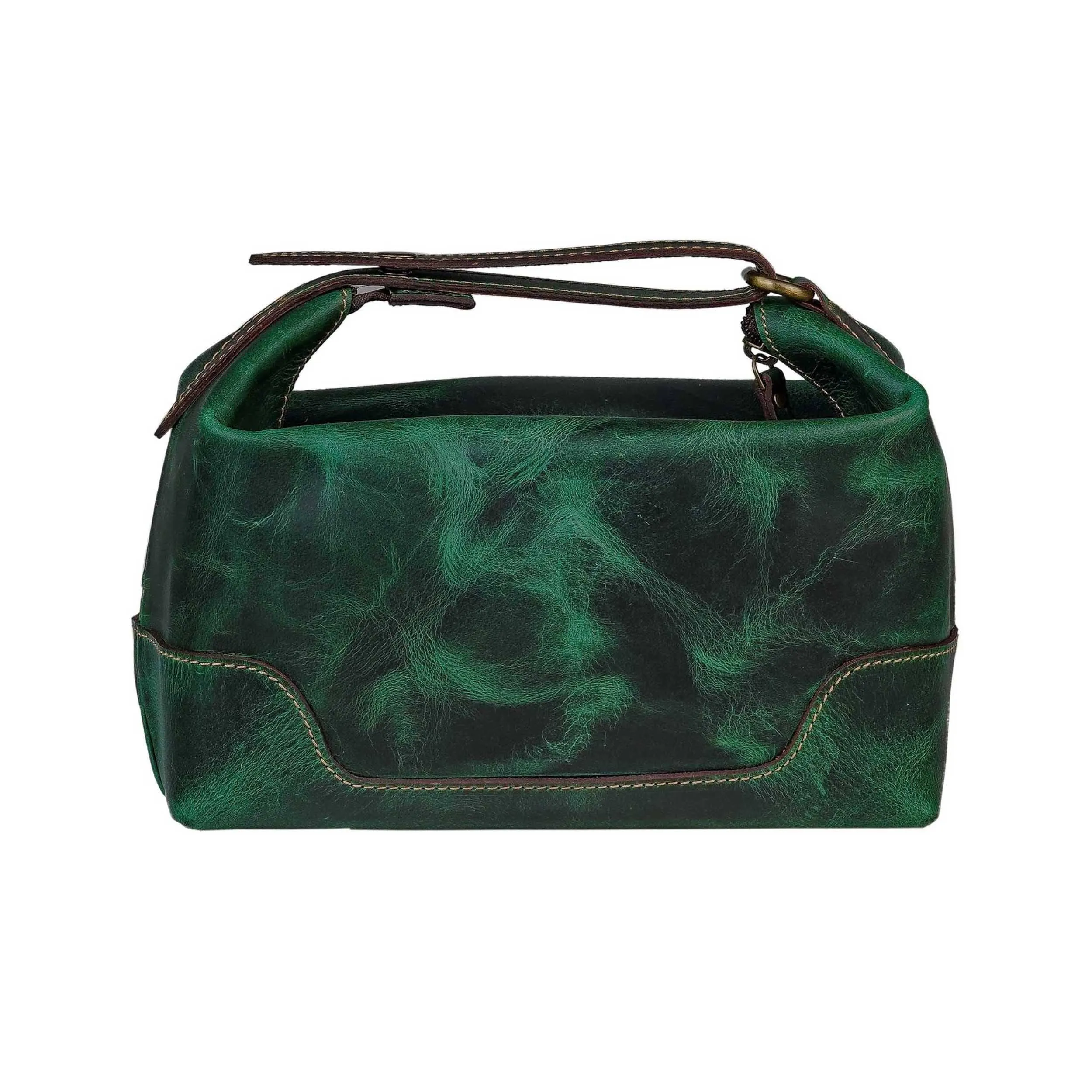 MaheTri Emerald Toiletry sold by Classy Leather Bags product image thumbnail 2
