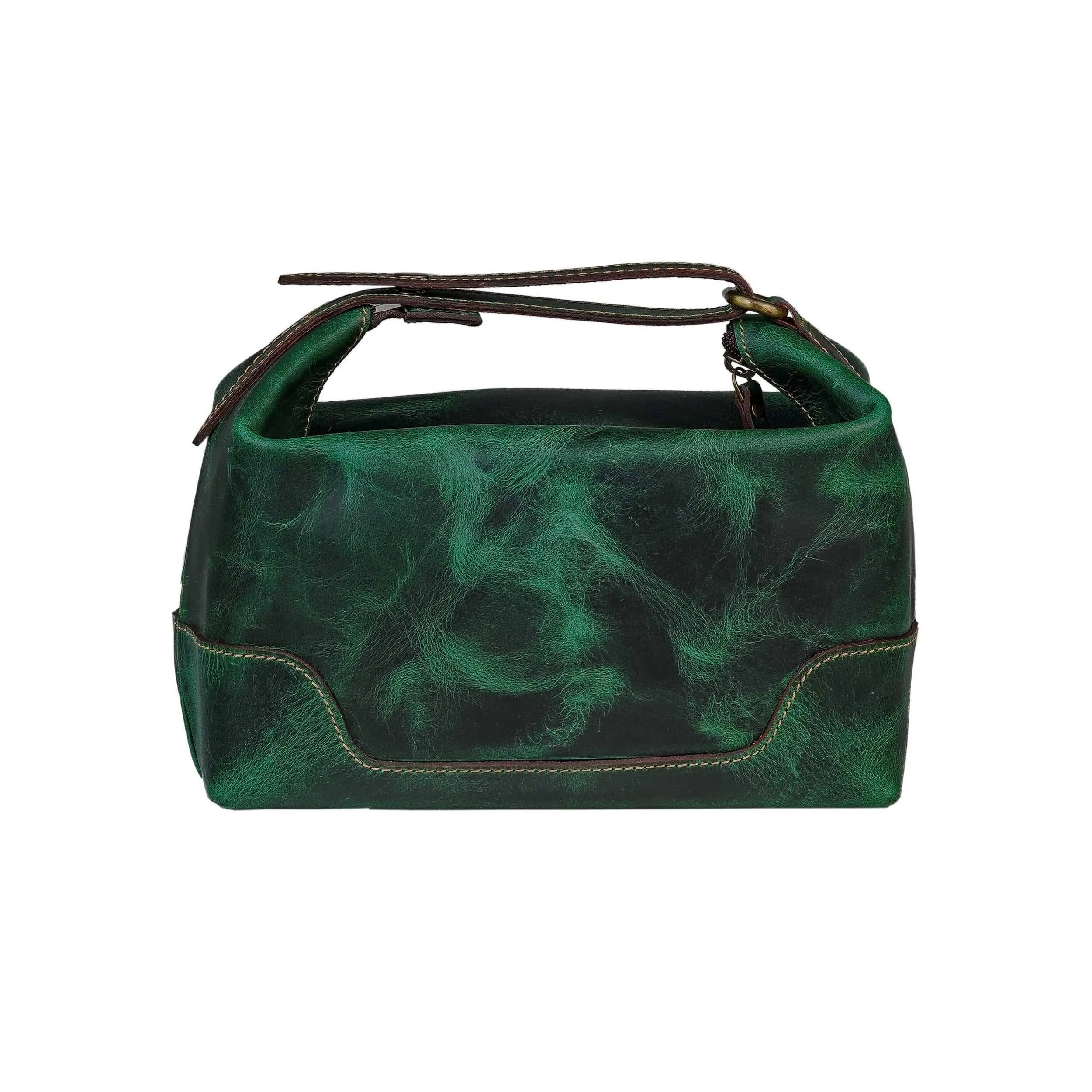 MaheTri Emerald Toiletry sold by Classy Leather Bags product image thumbnail 4