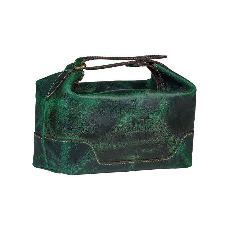 MaheTri Emerald Toiletry sold by Classy Leather Bags