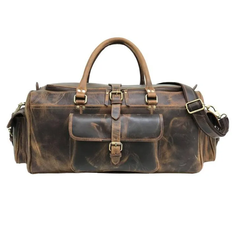 Roosevelt Buffalo Weekender sold by Classy Leather Bags