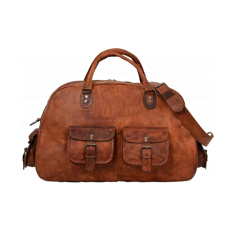 The Hydrus Carry-On Duffel sold by Classy Leather Bags