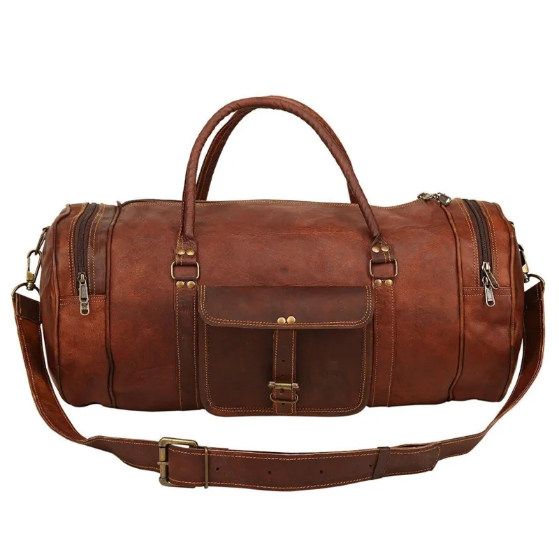 The Dapper Duffel sold by Classy Leather Bags