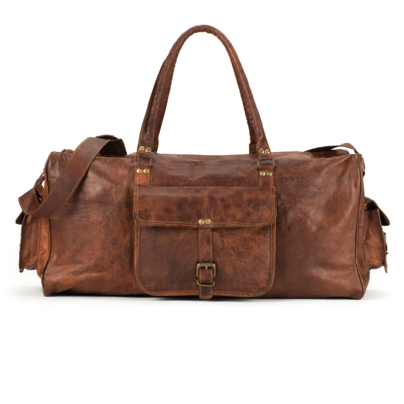 The Portland Duffle sold by Classy Leather Bags