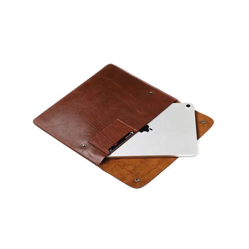 Fastway Sleeve for Apple iPad Pro 11"  - Brown made by Classy Leather Bags