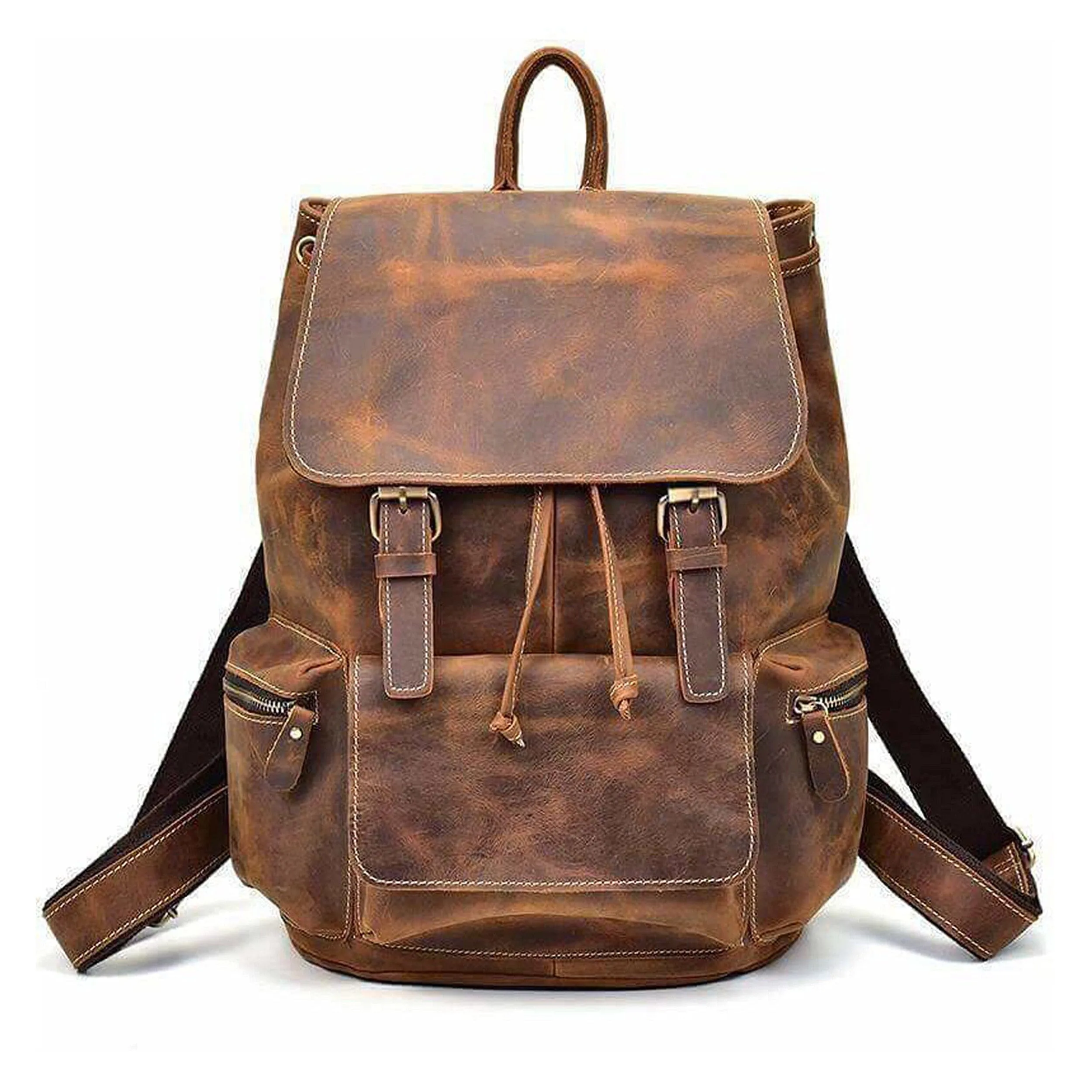 The Armstrong Buffalo Backpack sold by Classy Leather Bags