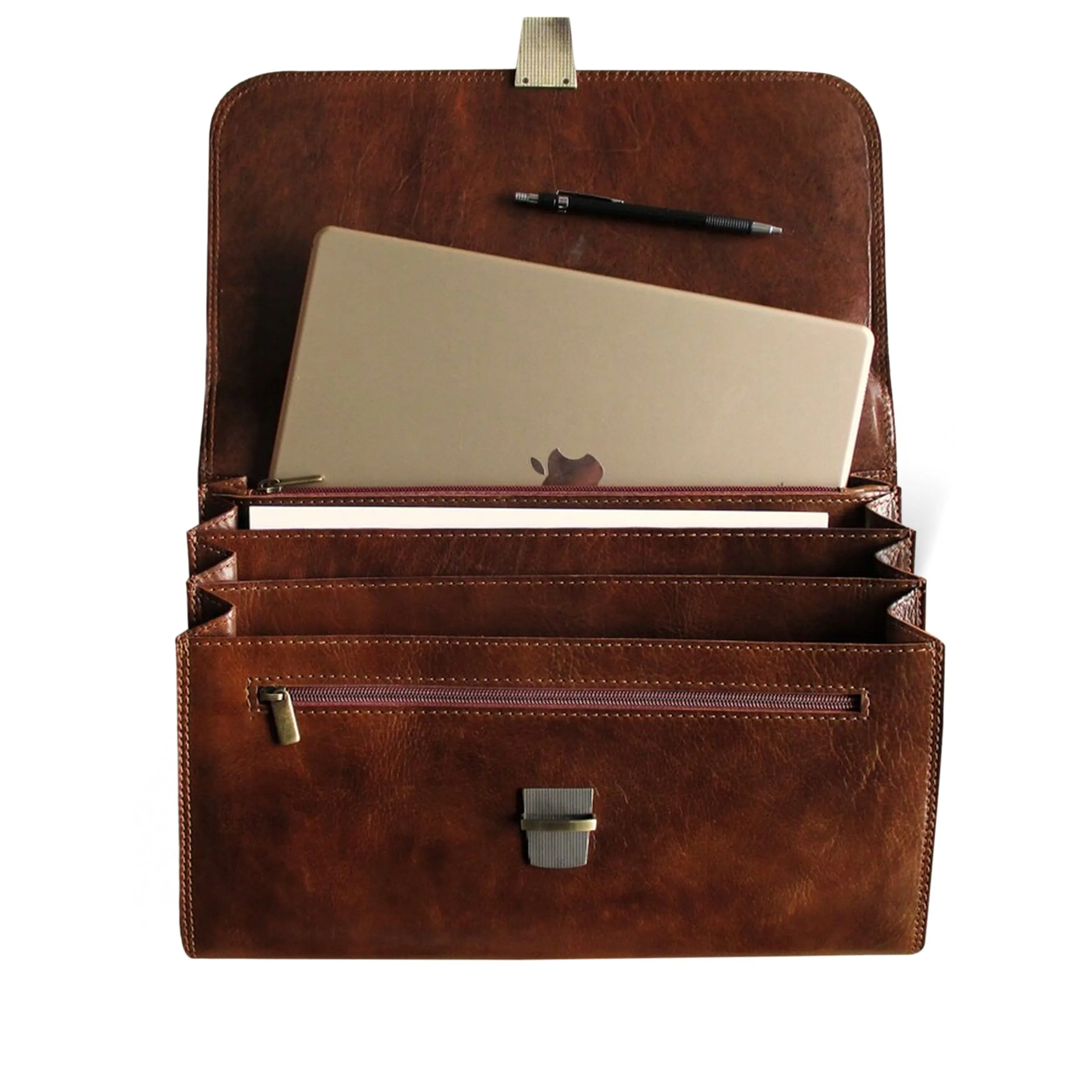 The Hopkins Briefcase sold by Classy Leather Bags product image thumbnail 2