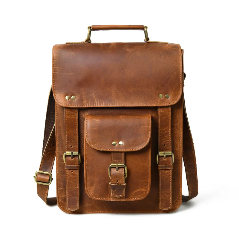 Front Pocket Daily Messenger Bag sold by Classy Leather Bags