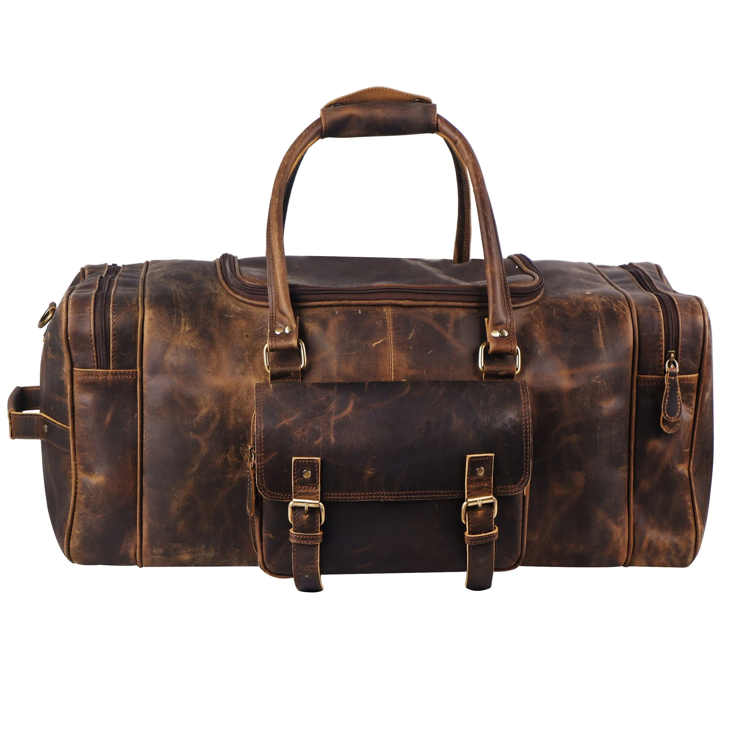 Chester Buffalo Weekender Duffle Bag sold by Classy Leather Bags product image thumbnail 2