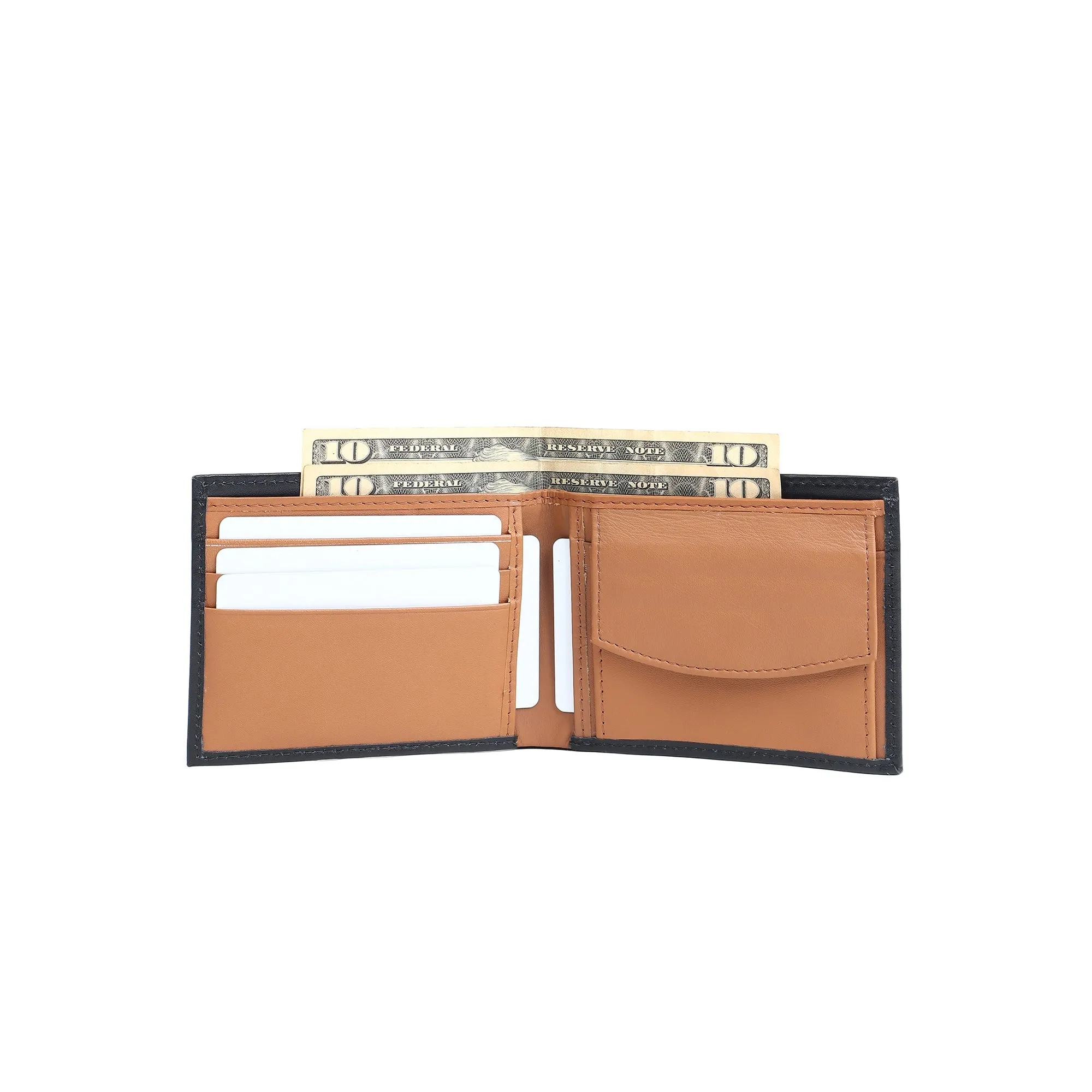 Black Slim Leather Wallet - Limited Edition sold by Classy Leather Bags product image thumbnail 4