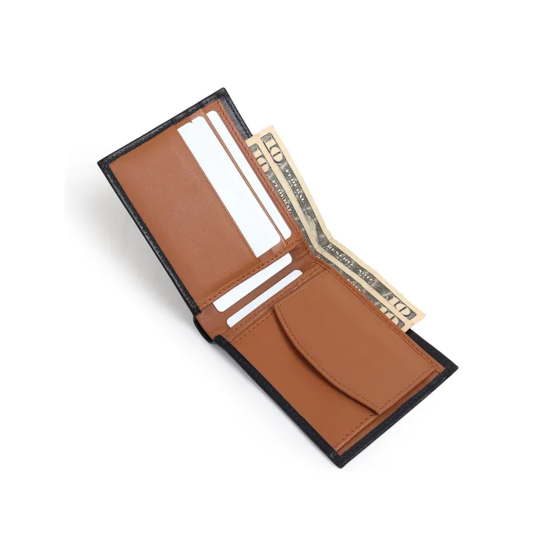 Black Slim Leather Wallet - Limited Edition made by Classy Leather Bags