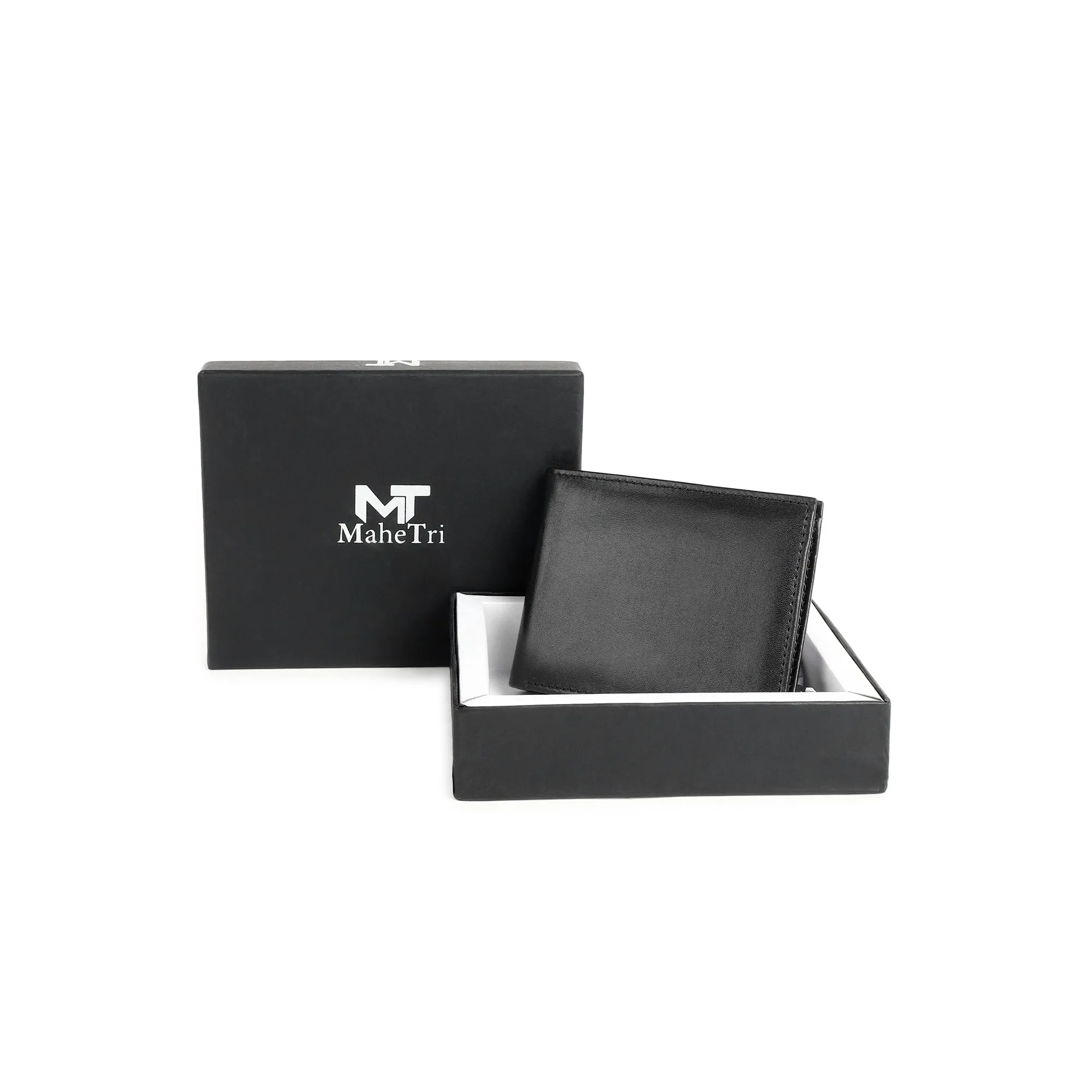 Black Slim Leather Wallet - Limited Edition sold by Classy Leather Bags product image thumbnail 2