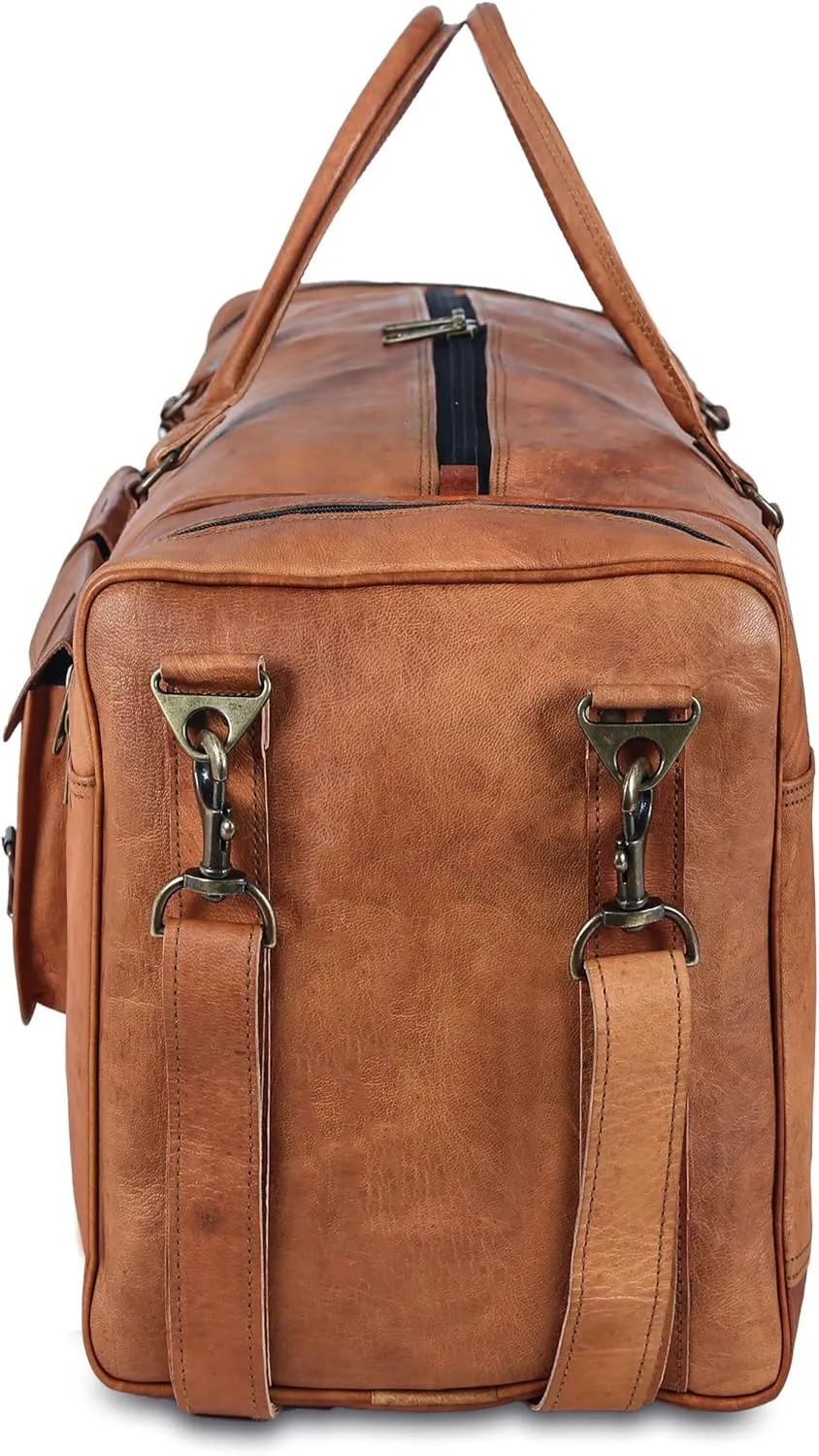 Extra Large Weekender Duffle Bag – Full Grain Leather sold by Classy Leather Bags product image thumbnail 3