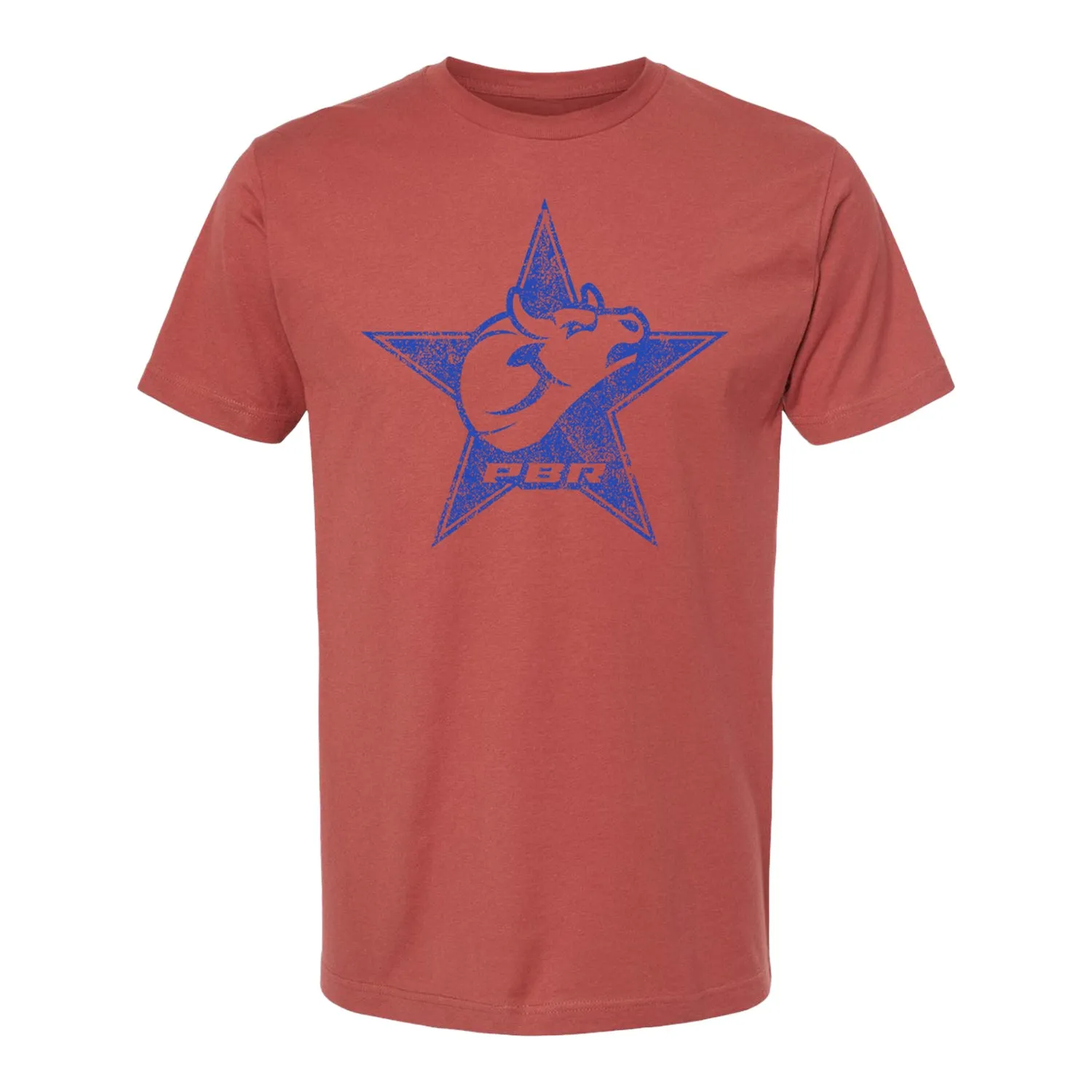 PBR Star Crest Logo T-Shirt - Red sold by PBR