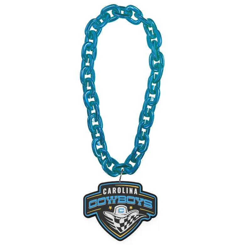 Carolina Cowboys 3D Foam Fan Chain - Teal sold by PBR