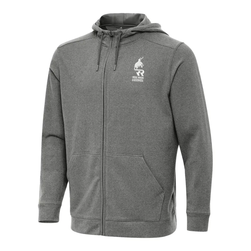 PBR x Antigua Arizona Ridge Riders Effortless Full Zip Hoodie - Silver sold by PBR