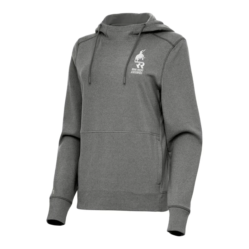 PBR x Antigua Ladies Arizona Ridge Riders Justice Pullover Hoodie - Silver sold by PBR