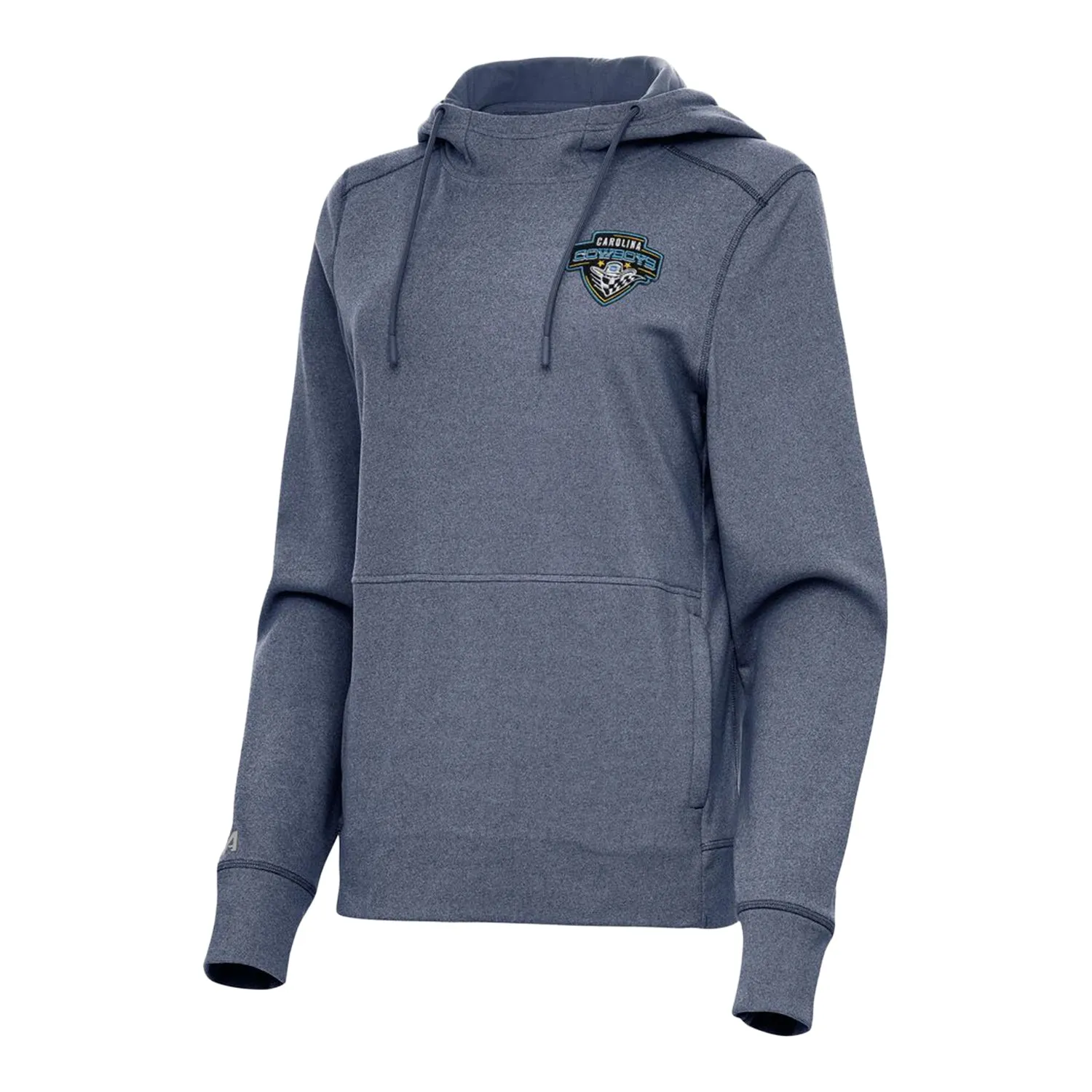 PBR x Antigua Ladies Carolina Cowboys Justice Pullover Hoodie - Grey sold by PBR