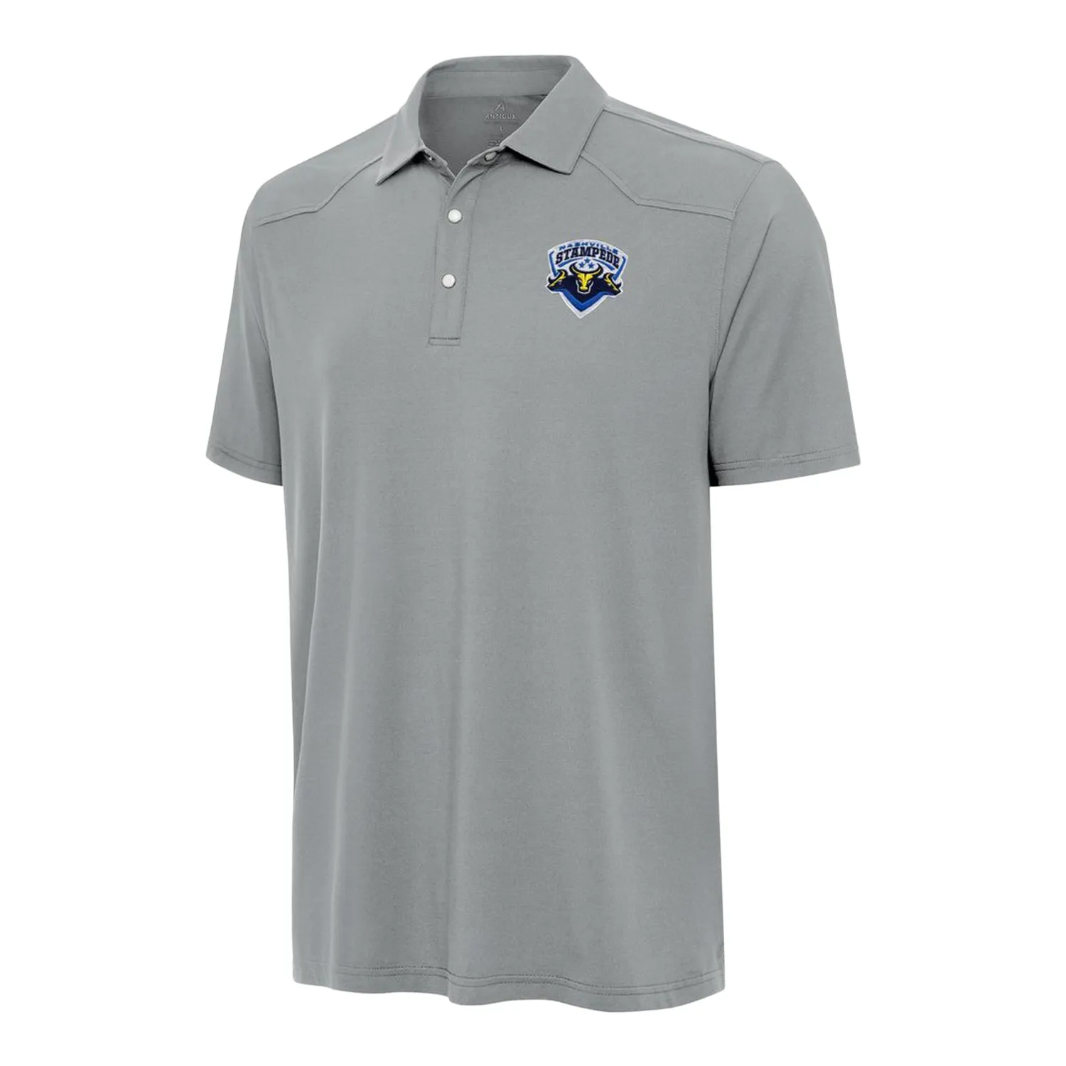 PBR x Antigua Nashville Stampede Western Polo - Grey sold by PBR