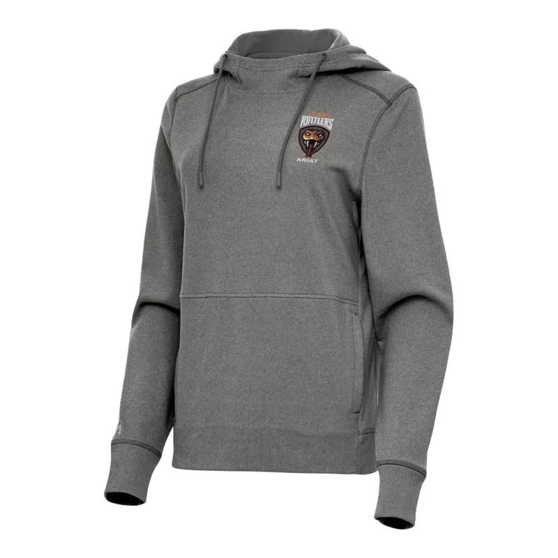 PBR x Antigua Ladies Texas Rattlers Justice Pullover Hoodie - Silver sold by PBR
