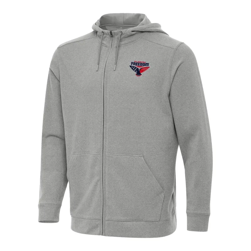 PBR x Antigua Florida Freedom Effortless Full Zip Hoodie - Silver sold by PBR