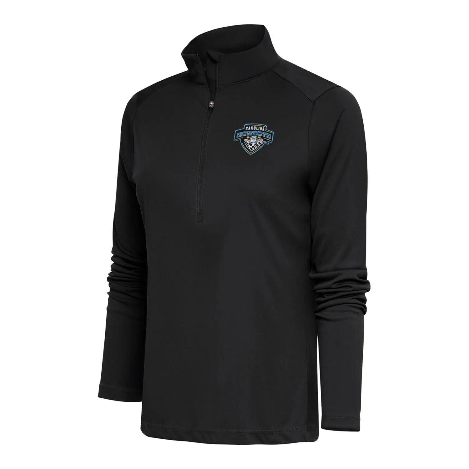 PBR x Antigua Ladies Carolina Cowboys Tribute 1/4 Zip Pullover - Black sold by PBR