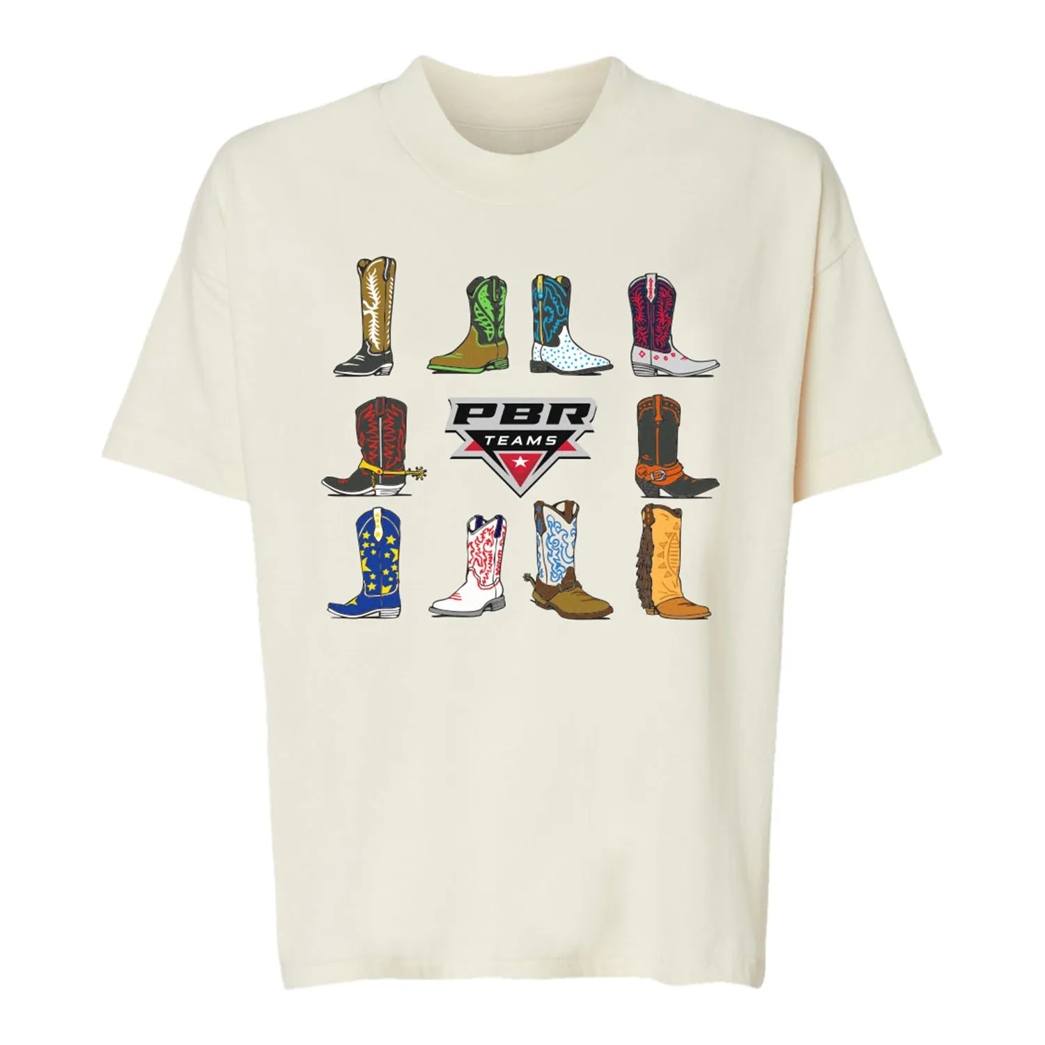 PBR Ladies Team Series Boots T-Shirt - Tan sold by PBR