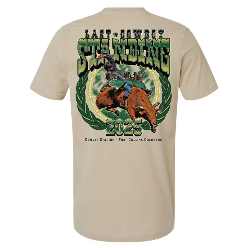 CSU Last Cowboy Standing Event T-Shirt - Tan sold by PBR