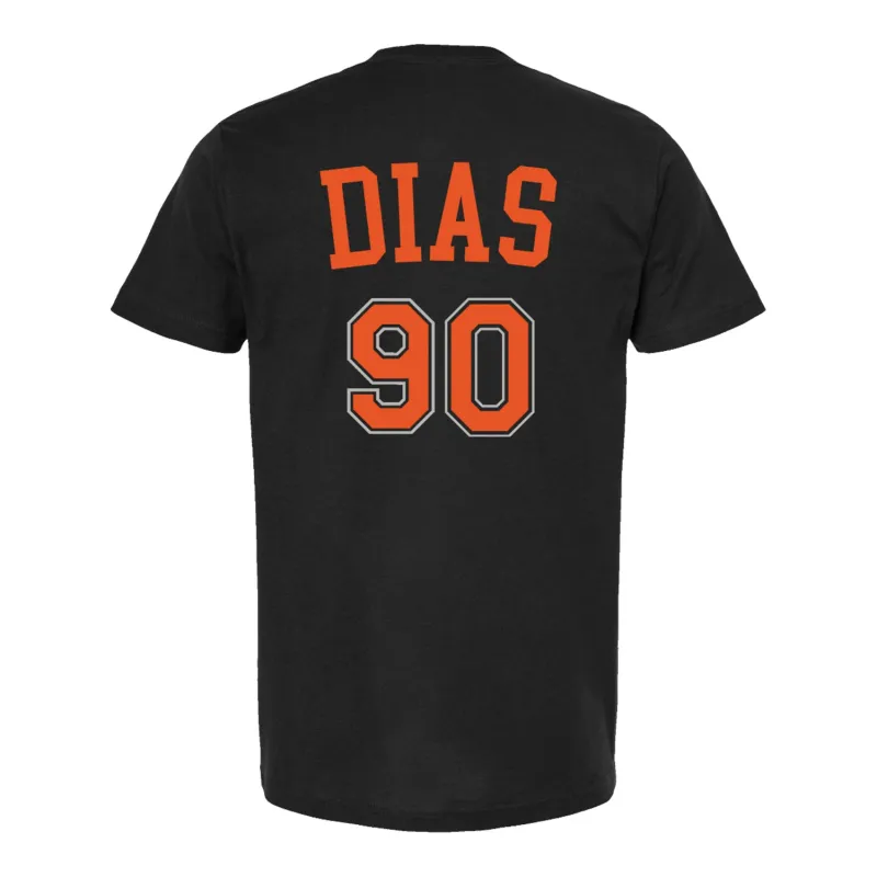 Cassio Dias Rider T-Shirt - Kansas City Outlaws - Black sold by PBR