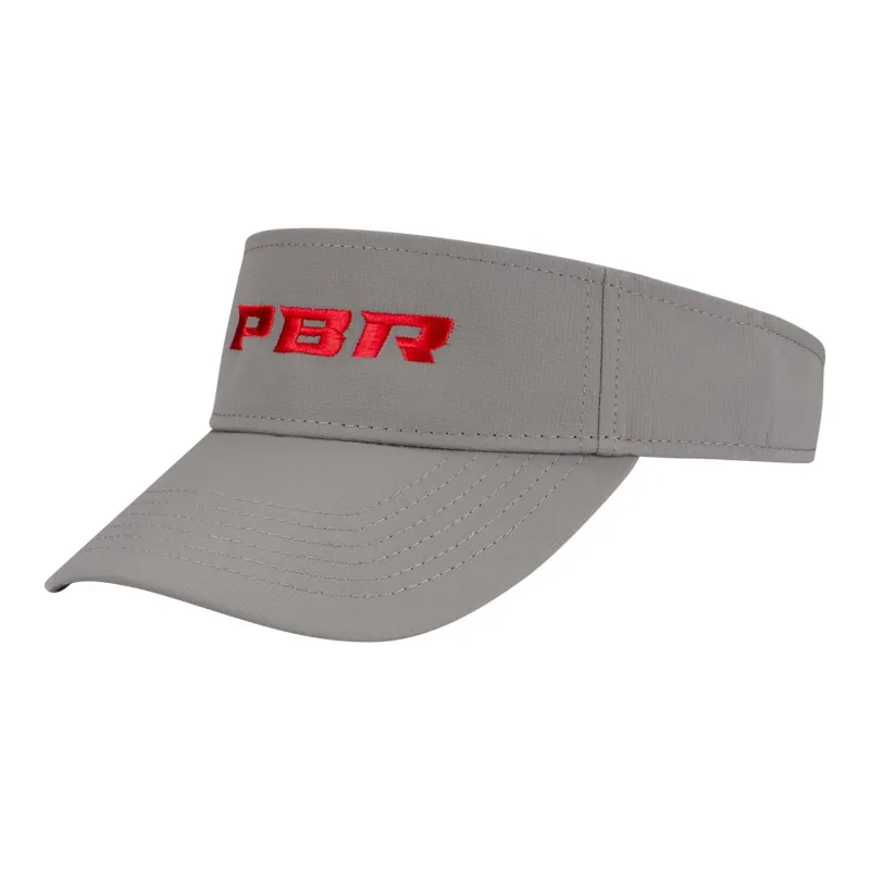 PBR Redline Luxe Stitch Visor Frost Gray sold by PBR