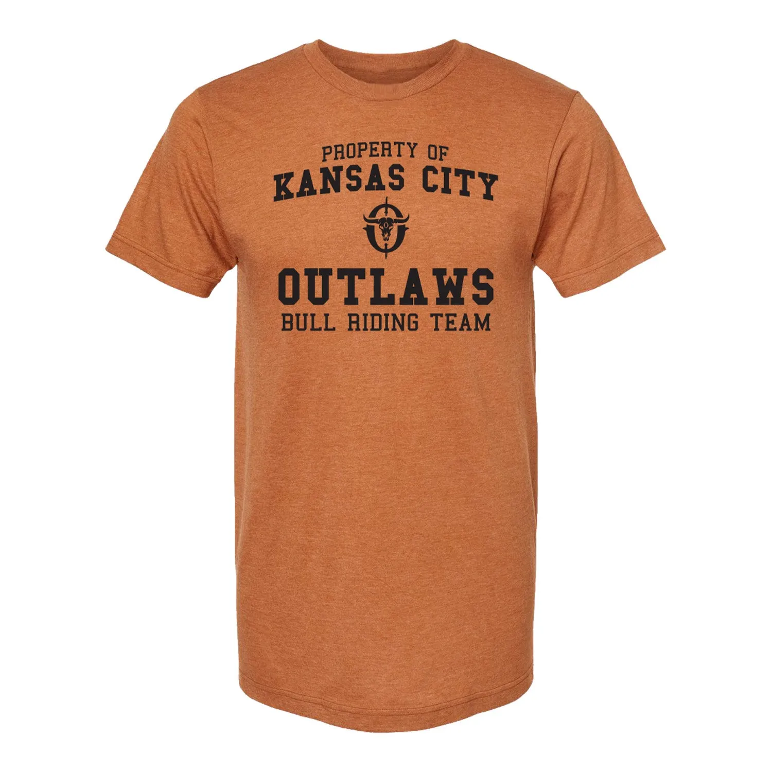 Kansas City Outlaws Collegiate T-Shirt - Orange sold by PBR