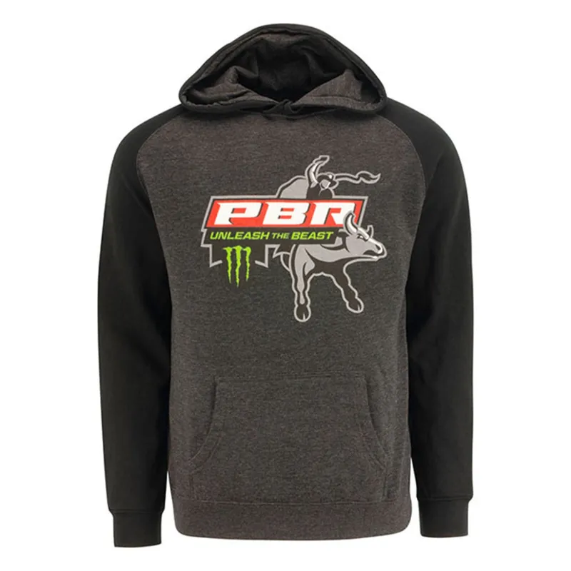 PBR Unleash the Beast Tour Sweatshirt - Grey and Black sold by PBR