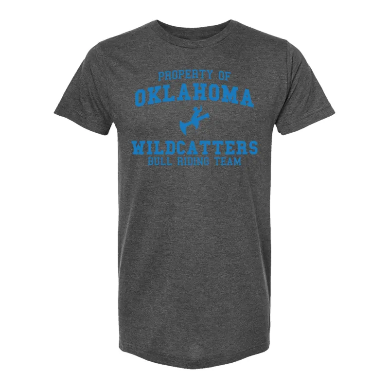 Oklahoma Wildcatters Collegiate T-Shirt - Grey sold by PBR