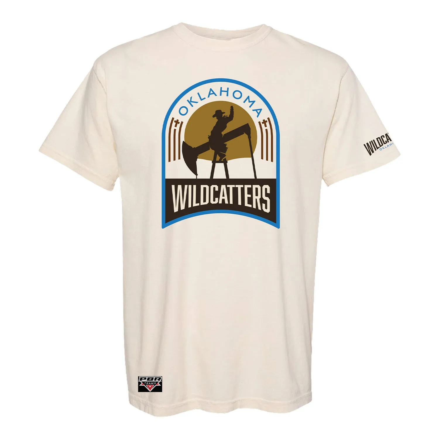 Oklahoma Wildcatters Icon T-Shirt - Tan sold by PBR