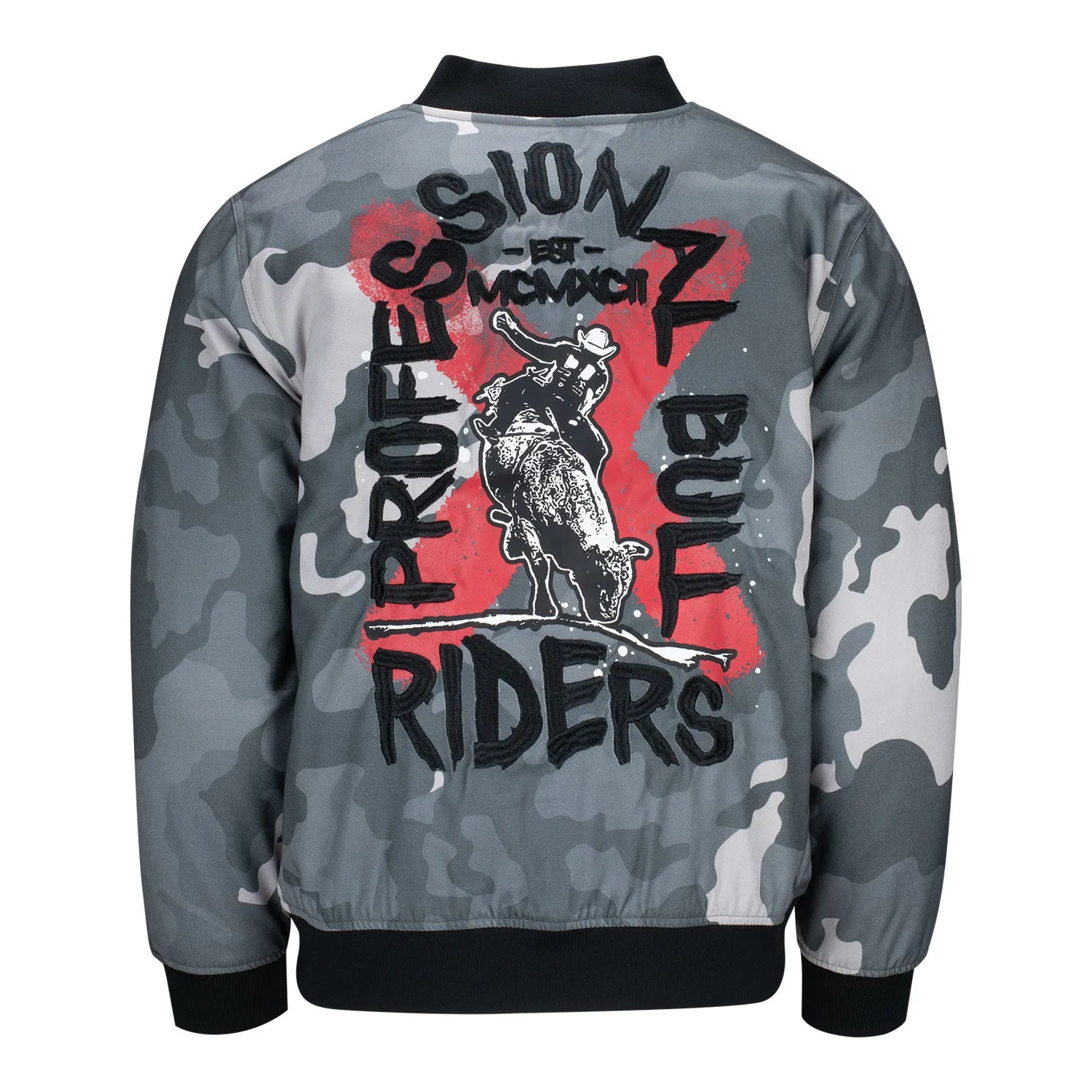 PBR Camo Bomber Jacket - Silver and White sold by PBR product image thumbnail 3