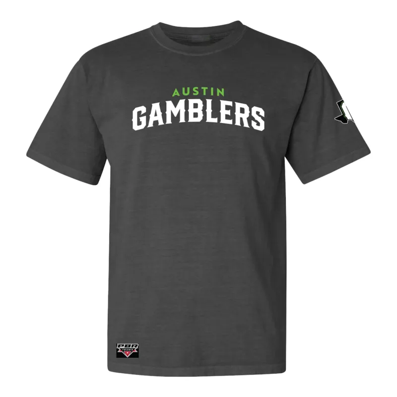 Austin Gamblers Icon T-Shirt - Black sold by PBR