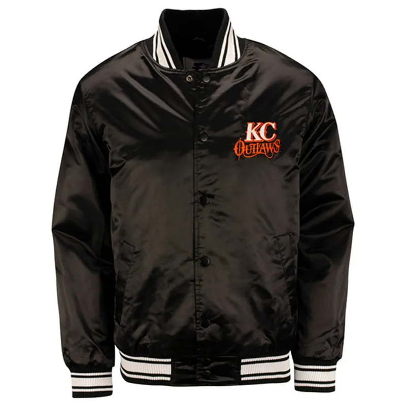 Kansas City Outlaws Jacket - Black made by PBR