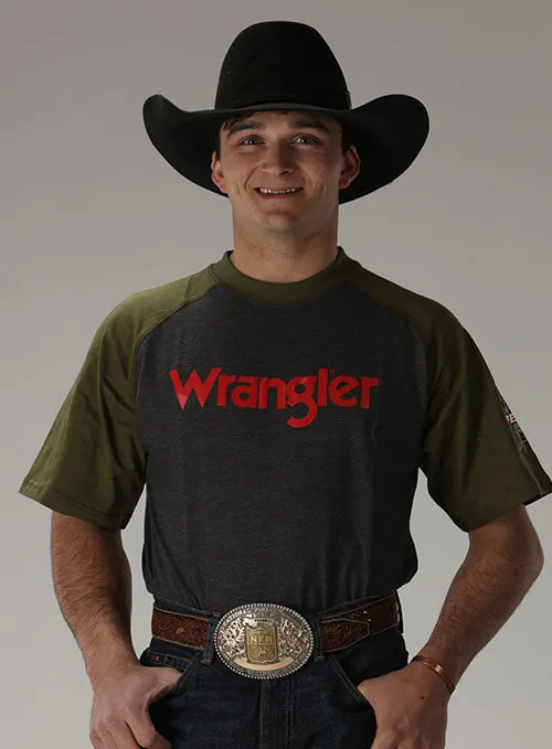 PBR x Wrangler Contrast Two Tone T-Shirt - Grey sold by PBR product image thumbnail 2