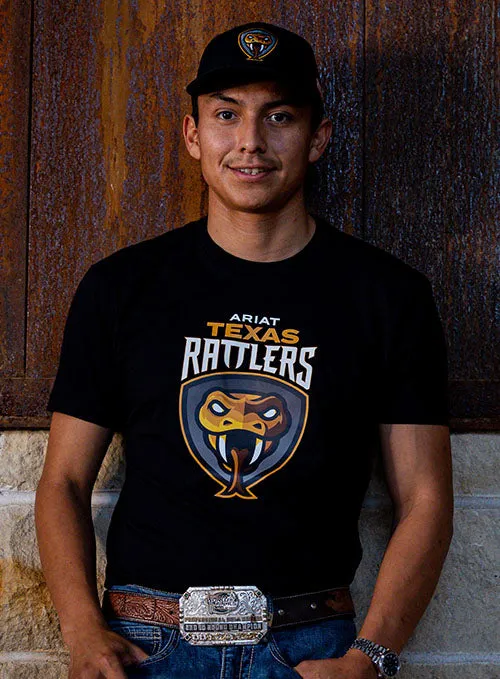 Texas Rattlers T-Shirt - Black sold by PBR product image thumbnail 2