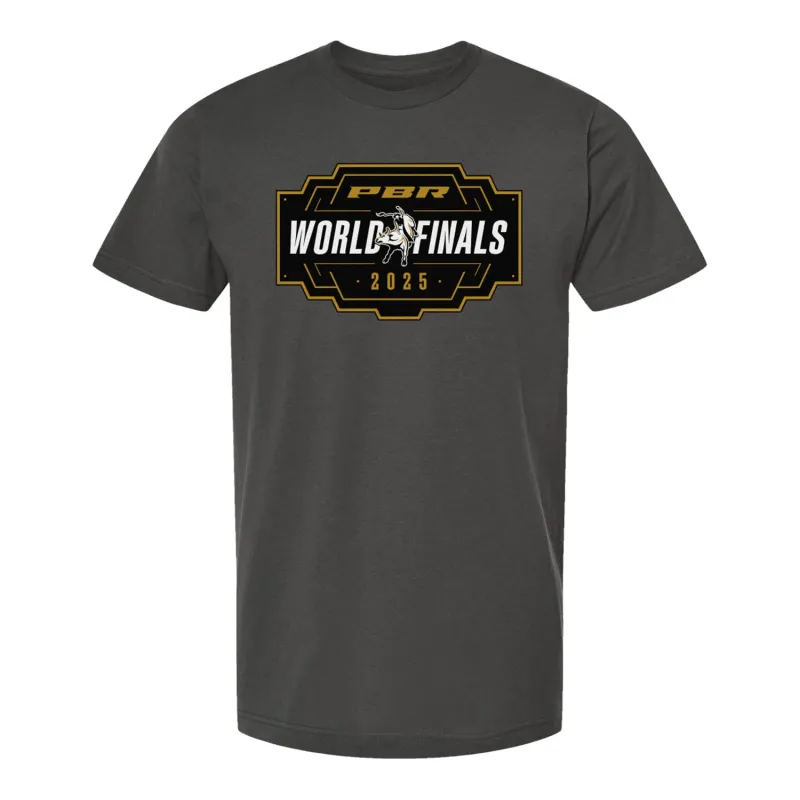 PBR 2025 World Finals T-Shirt - Charcoal sold by PBR