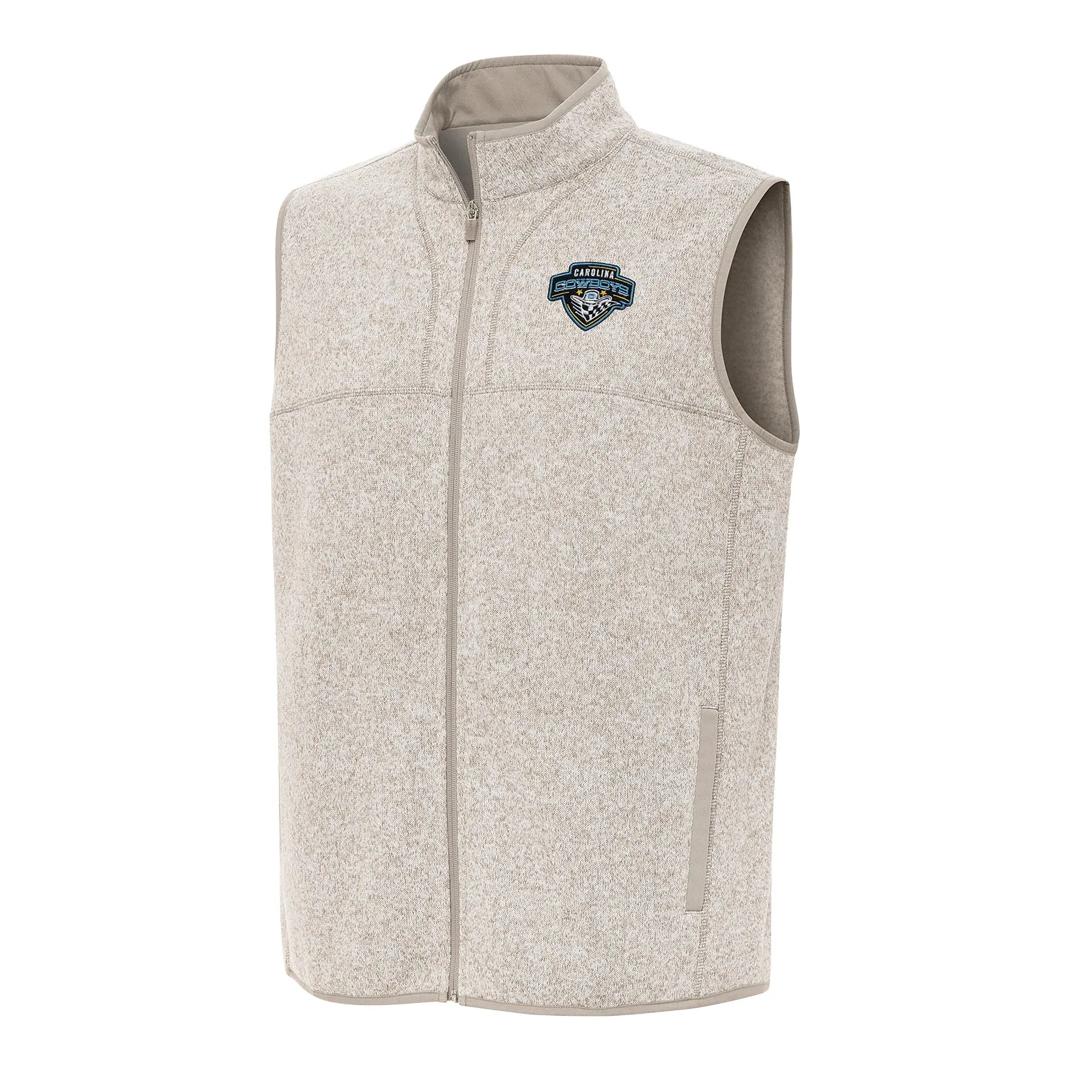 PBR x Antigua Carolina Cowboys Fortune Vest - Oatmeal Heather sold by PBR