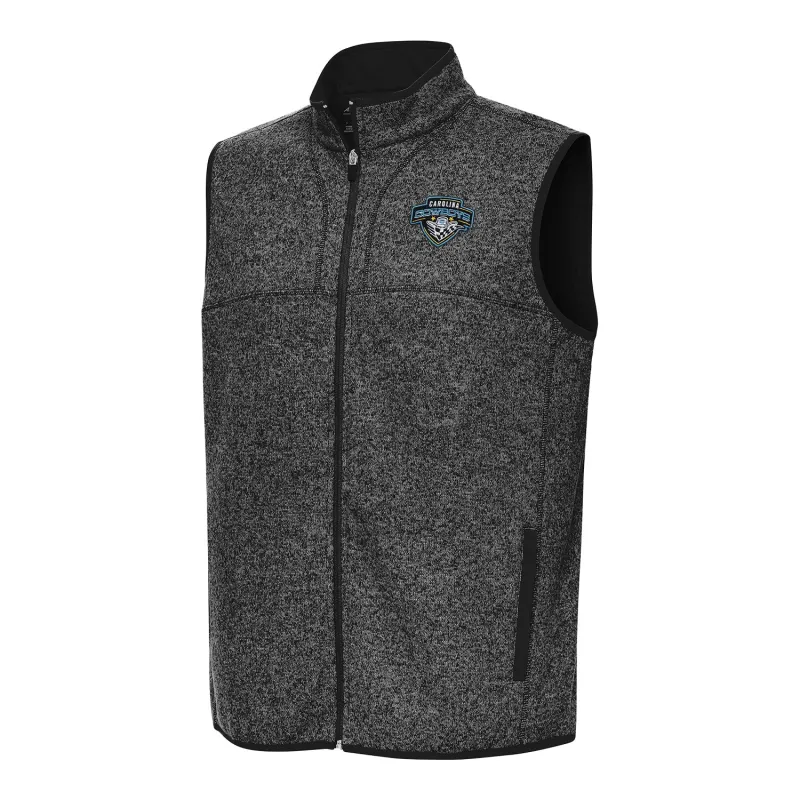 PBR x Antigua Carolina Cowboys Fortune Vest - Black Heather sold by PBR