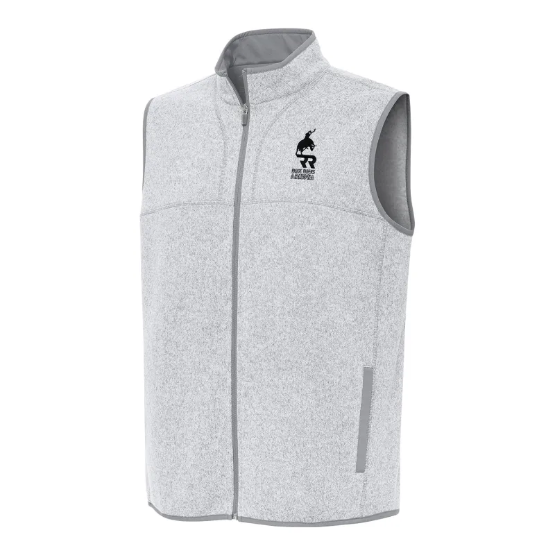 PBR x Antigua Arizona Ridge Riders Fortune Vest - Light Grey Heather sold by PBR